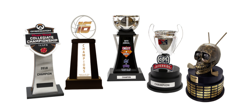 Brand your event or tournament with athletic trophies worth winning!