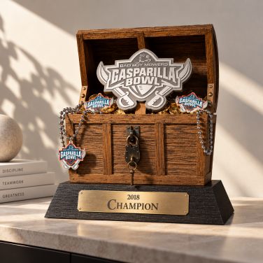 Gasparilla Bowl trophy chest