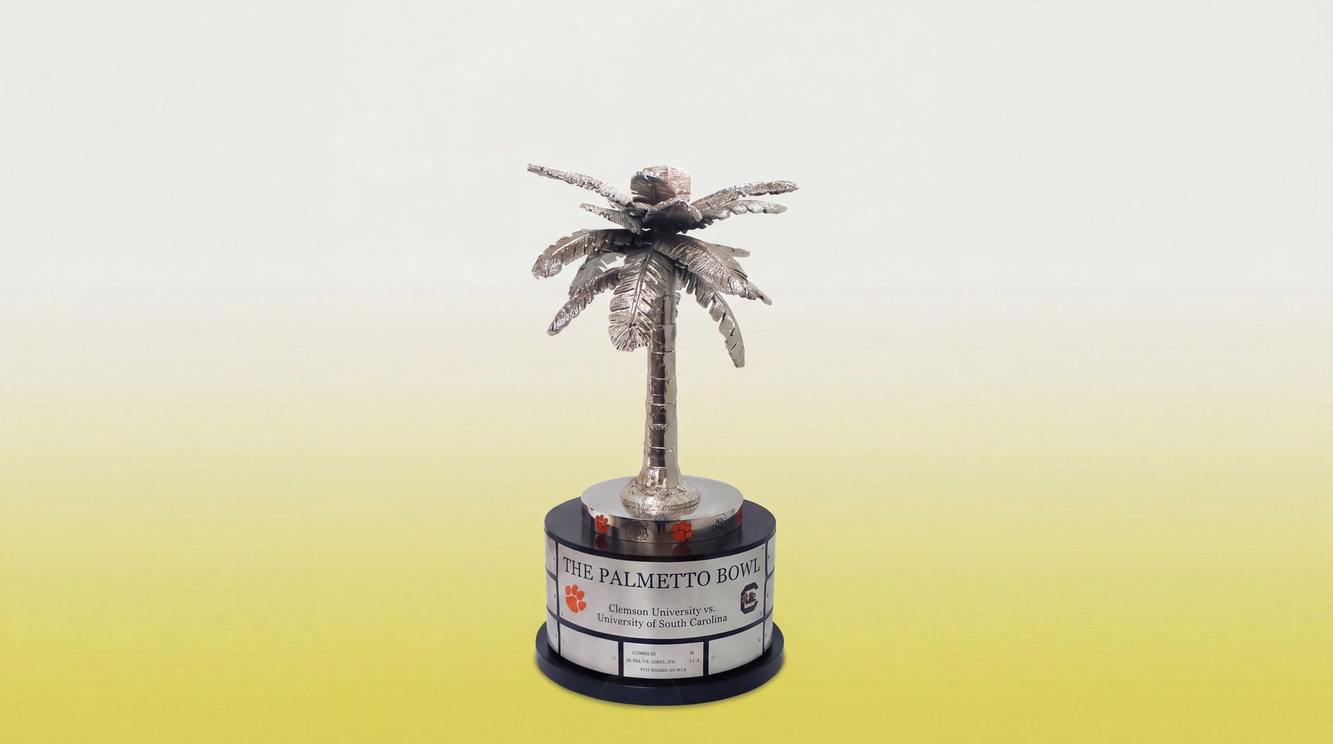 Palmetto Bowl palm tree trophy