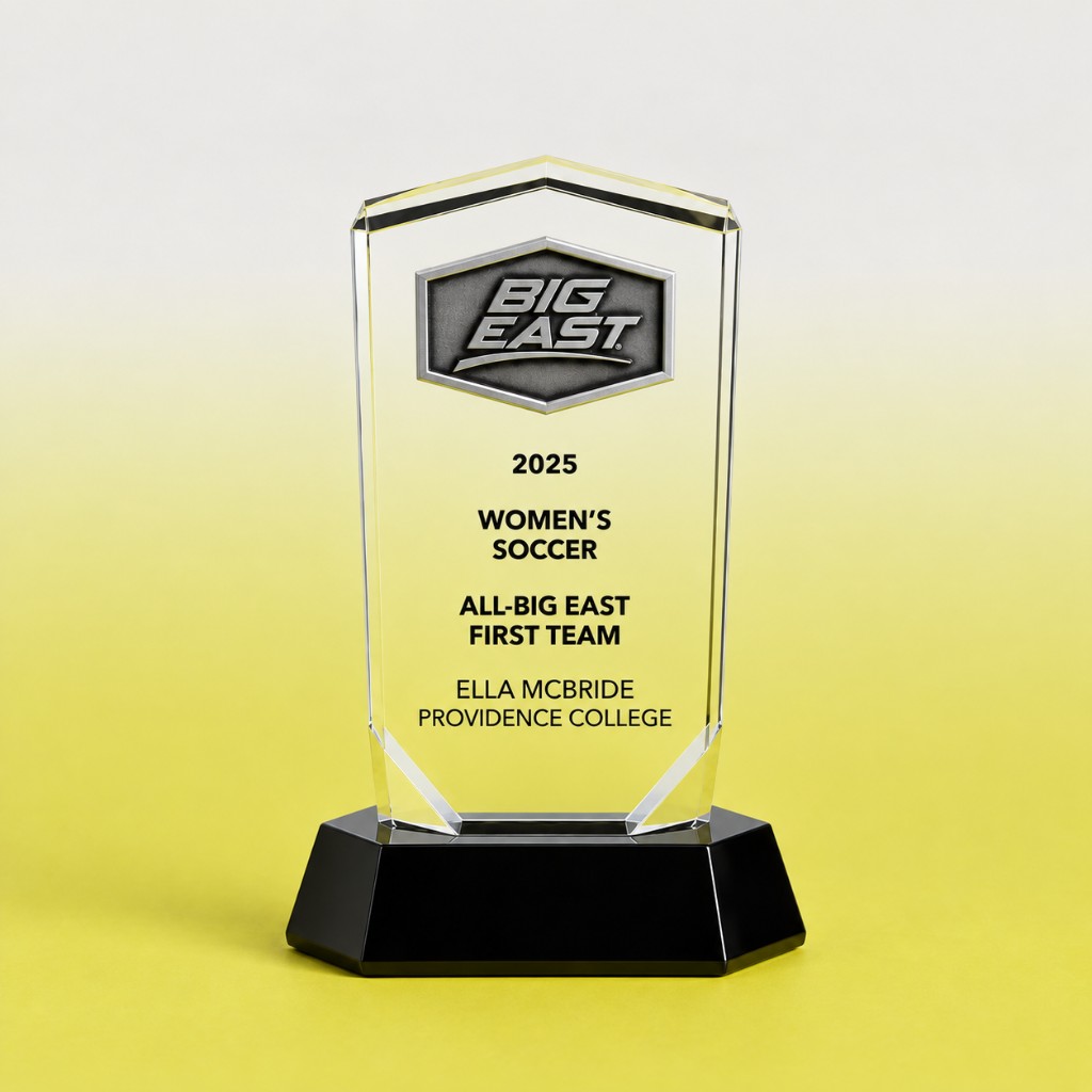 BIG EAST Womens Soccer All-Big East First Team crystal award