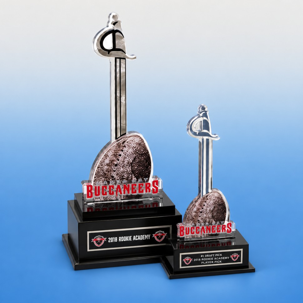 Buccaneers 2018 Rookie Academy trophies