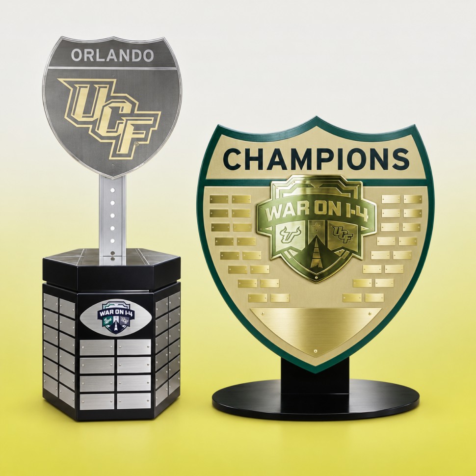 War on I-4 rivalry trophies