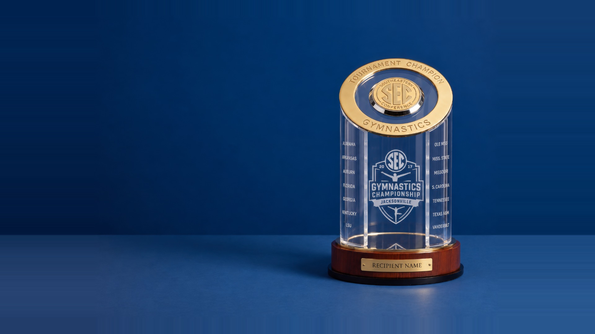 SEC championship trophy