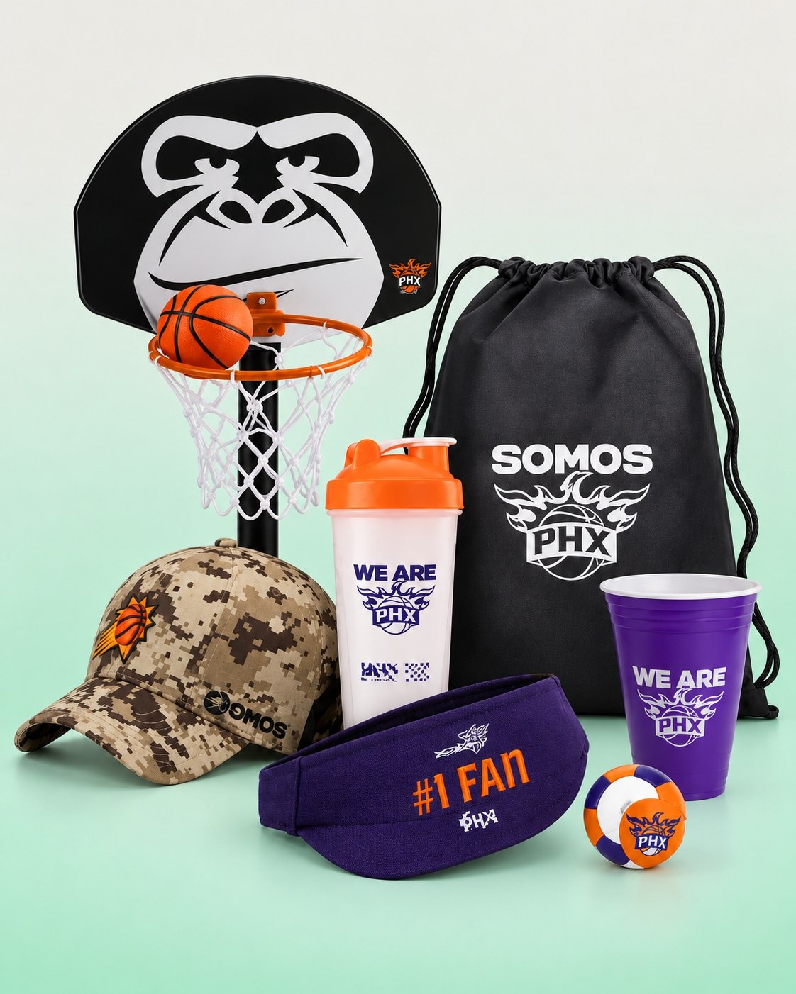 Phoenix Suns SOMOS branded onboarding kit