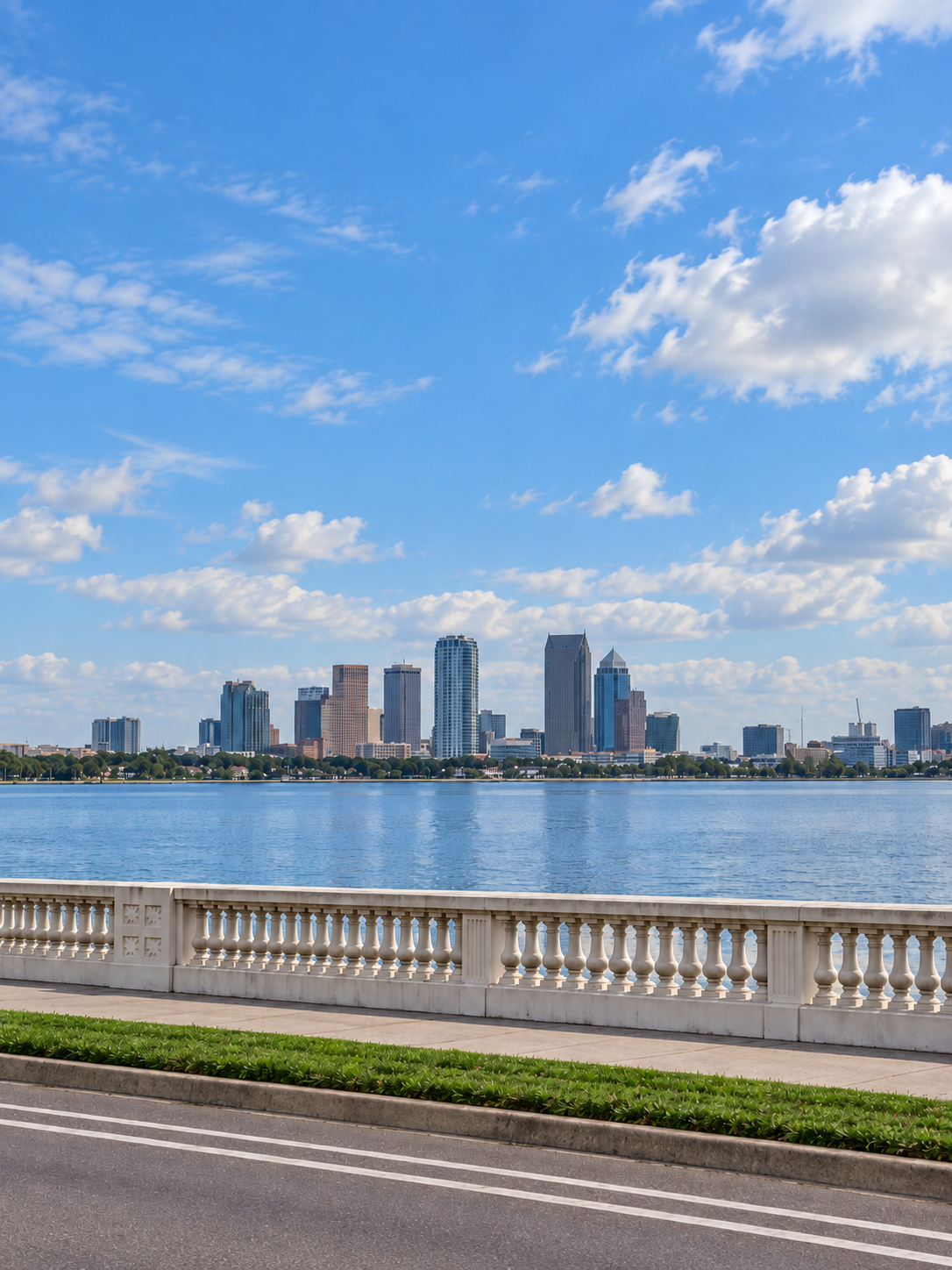 Tampa skyline from Bayshore Boulevard