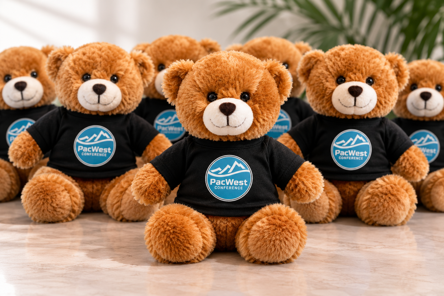 PacWest Conference custom teddy bears
