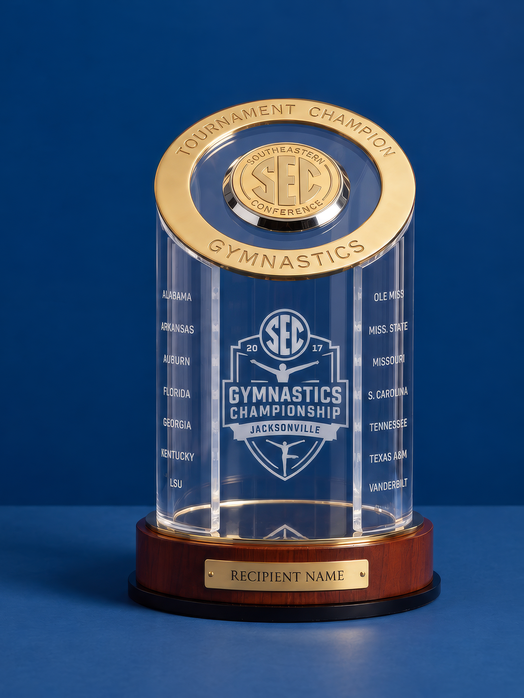 SEC championship trophy