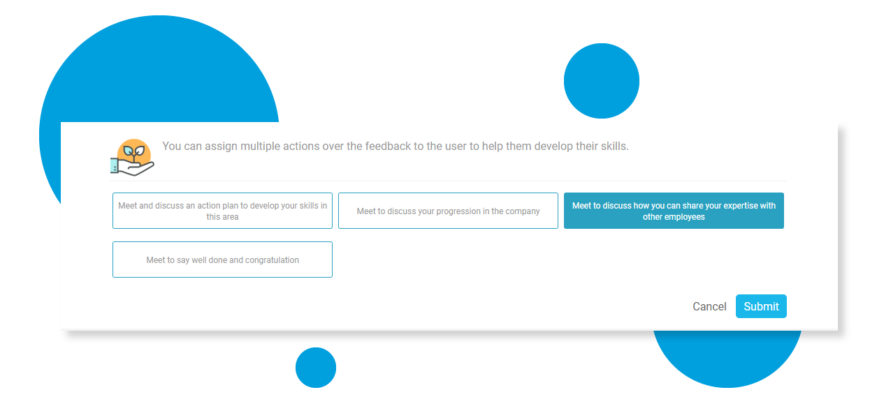 Develop Employee Performance Develop employee performance by giving consistent employee feedback