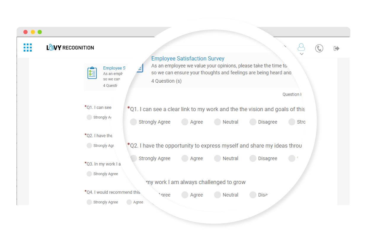 Create an actionable plan with employee survey results.